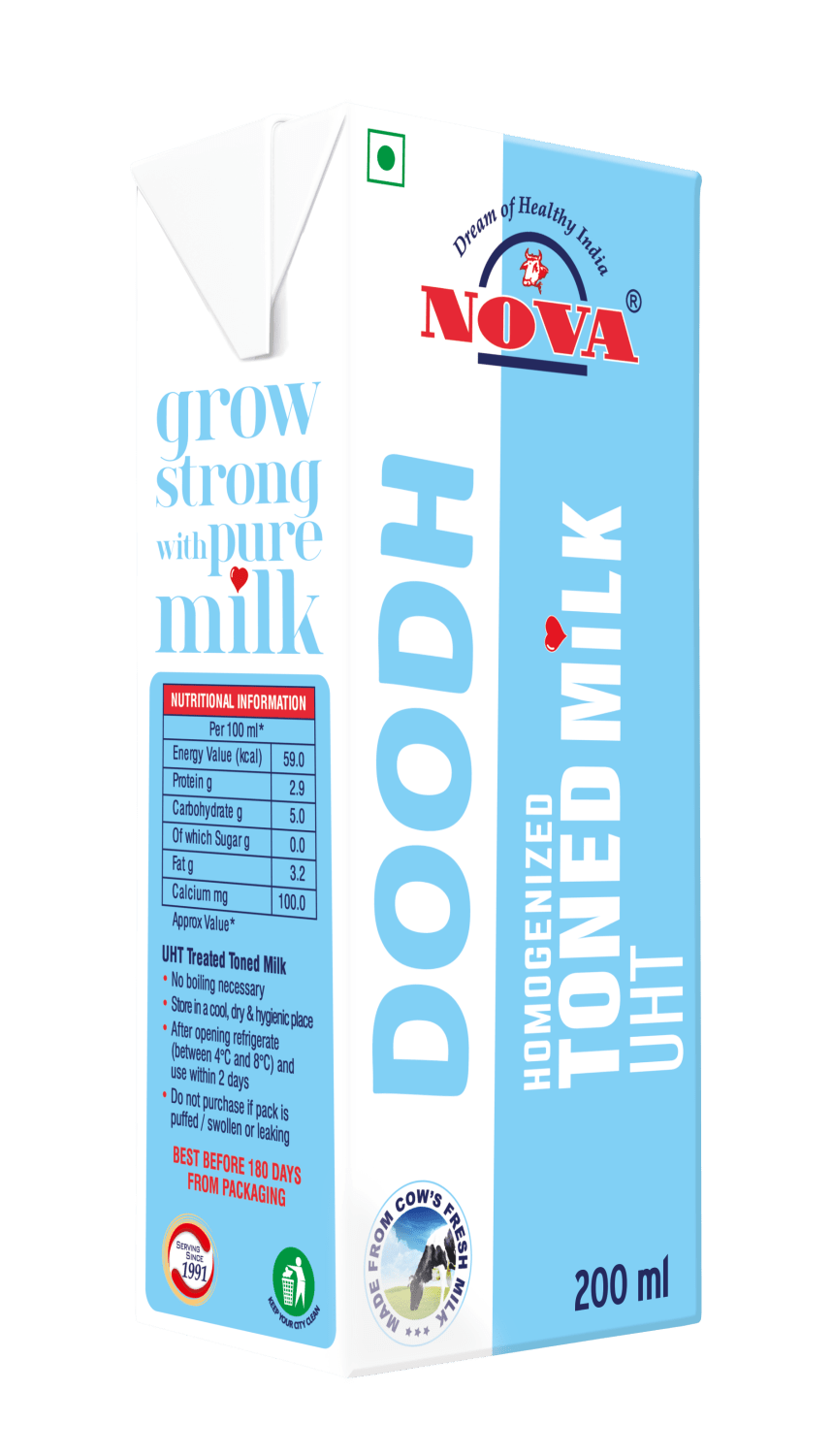 Nova UHT milk