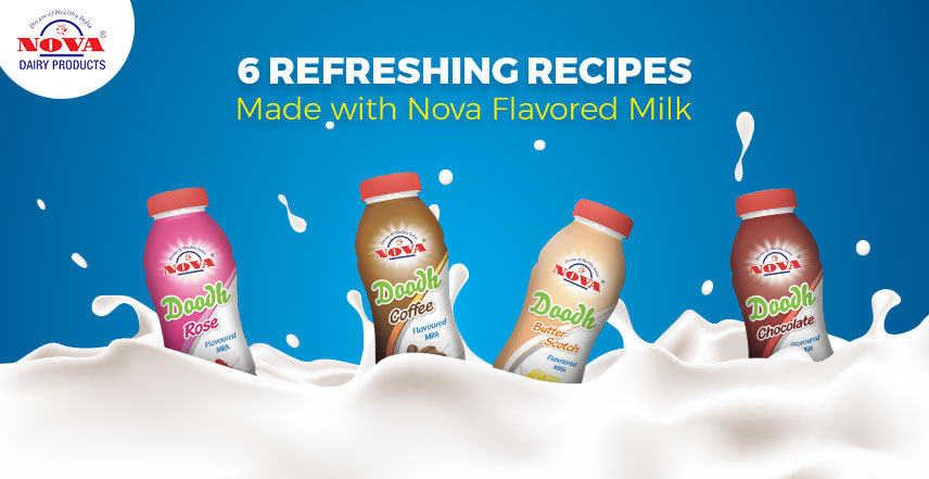 6 Refreshing Recipes Made with Nova Flavoured Milk